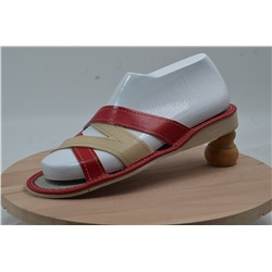 005-35  Обувь домашняя (Тапочки кожаные) размер 35