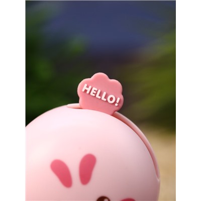 Крючок на липучке «Hello bunny», pink