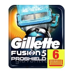 Кассета для станков для бритья Жиллетт Fusion-5 ProShield Chill , 6 шт.
