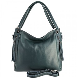 Женская кожаная сумка 2012-1 BLUE