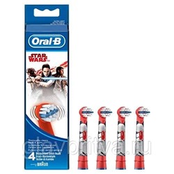 Насадка для электрической зубной щетки Oral-B BRAUN Kids Stages Star Wars (Звездные войны), 4 шт.