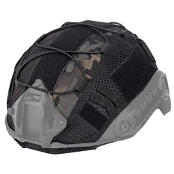 Нашлемный чехол (Black Multicam), - Подходит для большинства моделей современных баллистических шлемов (MICH, Ops-Core и др.). Регулировка сделана максимально комфортной для оператора №478