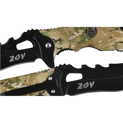 Складной тактический нож с символикой ZOV, №185