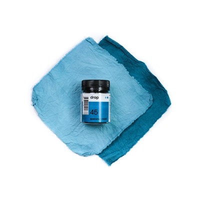 Краситель для ткани Dropcolor в технике тай-дай, 10 гр, цвет 45 Дымчатый синий