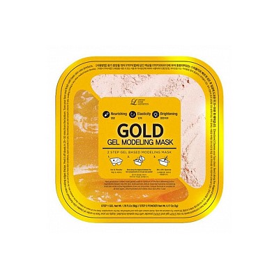 SALE %  Lindsay Альгинатная гелевая маска с коллоидным золотом (пудра+гель) Gold Gel Modeling Mask, 50г+5г