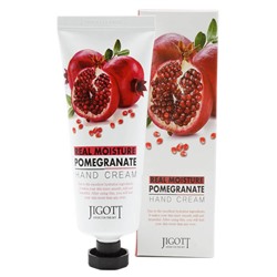 Крем для рук Омолаживающий с с экстрактом граната Jigott Real Moisture Pomegranate Hand Cream 100 мл