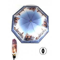 Зонт женский ТриСлона-L 3833 D,  R=58см,  суперавт;  8спиц,  3слож,  "Эпонж",  Санкт-Петербург 261997