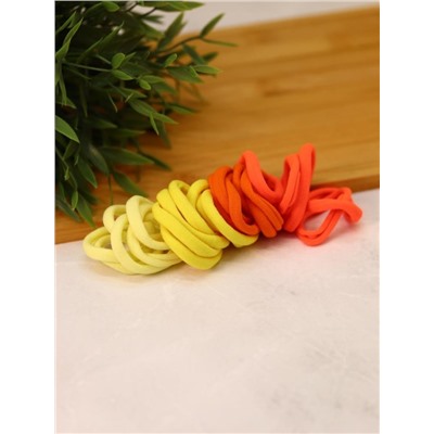 Набор резинок для волос "Rainbow", yellow, 50 шт. в наборе