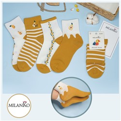 Женские носки из хлопка ( Узор 2) MilanKo N-228 упаковка