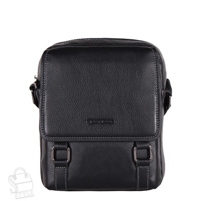 Сумка мужская кожаная 22-9003-2H black Heanbag в Новосибирске