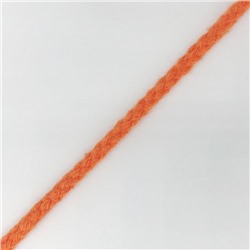 Шнур круглый коса х/б оранжевый 0,5см