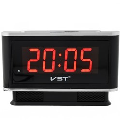 Часы настольные VST 721-1 красные цифры