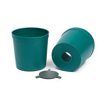 Набор для рассады: стаканы по 500 мл (8 шт.), поддон 40 × 20 см, цвет МИКС, Greengo