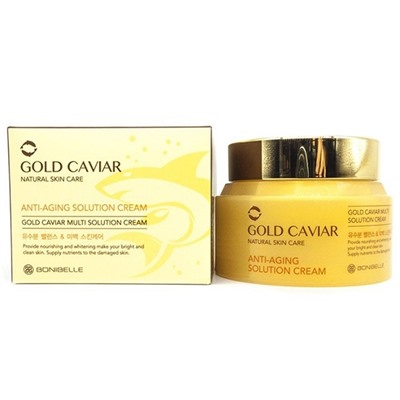 BONIBELLE Крем для лица Антивозрастной "Золотая икра" / Anti-Aging Solution Cream Gold Caviar, 80мл