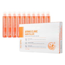 FarmStay Derma Cube Amino Hair Filler Маска-филлер для волос Аминокислоты 13мл*10шт