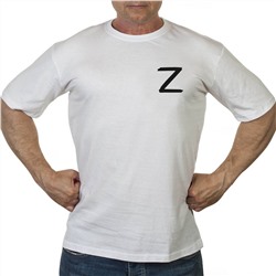 Мужская футболка с эмблемой Z – сражаться за право быть и оставаться Россией (тр 13)
