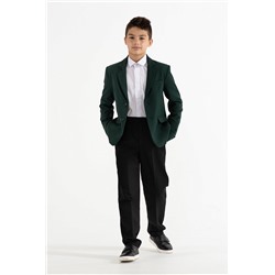Зеленый школьный пиджак для мальчика, модель 0506/1