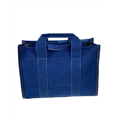 Женская текстильная сумка, цвет синий