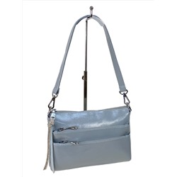 Женская сумка из искусственной кожи цвет светло голубая