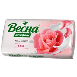 Крем-мыло Весна ассорти Роза, 90 г