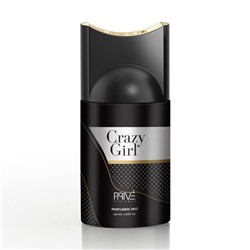 Дезодорант-спрей Prive CRAZY GIRL Парфюмированный для женщин со сладким ароматом, 250 мл.