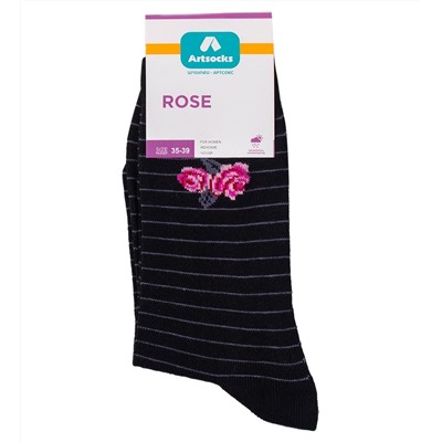 Носки женские Rose ASW-0013 35-39 черный (Artsocks)