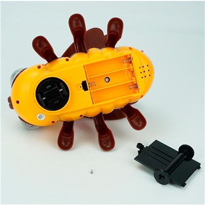 Интерактивная музыкальная игрушка «Счастливая Пчёлка», прозрачная с шестеренками