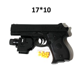 Пистолет пневматический с пульками с лазером в пакете 319A
