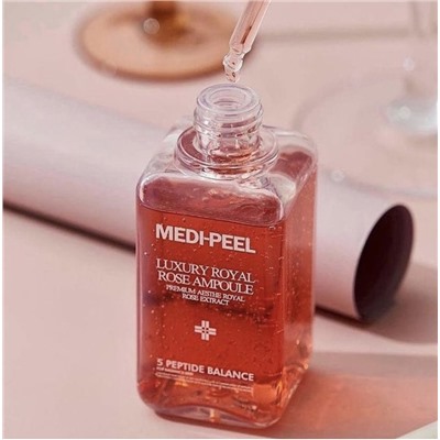 Medi-Peel/ Ампульная сыворотка с экстрактом розы Medi-Peel Luxury Royal Rose Ampoule 100 мл.