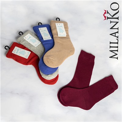 Детские хлопковые носки удлинённые MilanKo IN-089 упаковка
