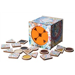 Каталог Тактильный куб "Фигуры" от магазина Мир развивающих игрушек