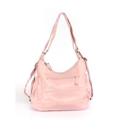 Сумка женская искусственная кожа Guecca-1676  (рюкзак change),  2отд,  розовый 254708