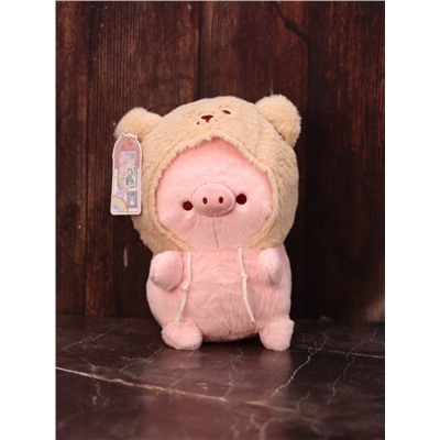 Мягкая игрушка "Bear hat pig", 20 см