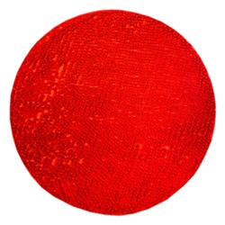 Круглый коврик ЛАПША - красный Диаметр 80 см