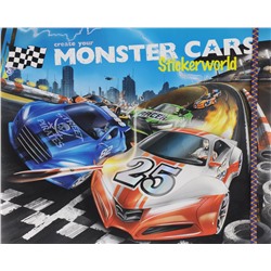 Альбом с наклейками. Monster Cars  (046244/006244)