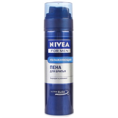 Пена для бритья Nivea for Men Увлажняющая, 200 мл