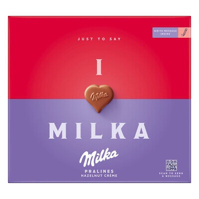 Набор шоколадных конфет Milka " I LOVE Milka" с молочным кремом 110 гр