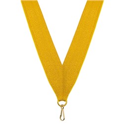 Лента для медали, ширина 24 мм, цвет золото