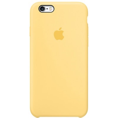 Силиконовый чехол для Айфон 6/6s -Желтый (Yellow)