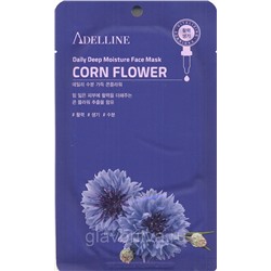Маска для лица  ADELLINE Corn Flower для увлажнения и восстановления 20г (С экстрактом василька)