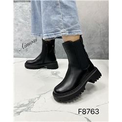 Женские ботинки ЗИМА F8763 черные