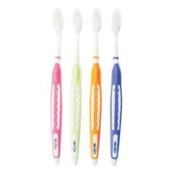 LION NICHE Зубная щетка "ALPHA Slim" с тонкой щетиной и ребристой ручкой / Корея