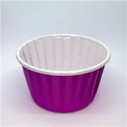 Форма для капкейков (маффинов, кексов) фиолетовая-белая, 50х40, 10 штук (Pasticciere)