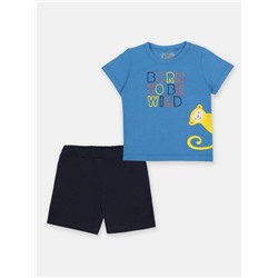 CSBB 90234-42-392 Комплект для мальчика (футболка, шорты),синий