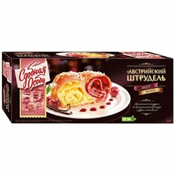 Пирог Австрийский штрудель вишня и ваниль 400г/Черемушки
