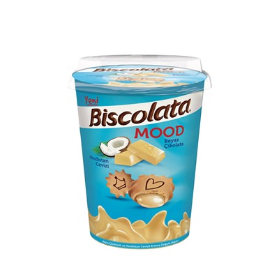 Печенье Biscolata Mood с шоколадно-кокосовой начинкой 115 г