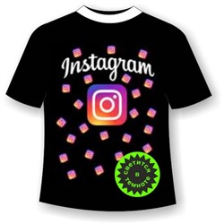 Подростковая футболка Инстаграм (Instagram) 1119