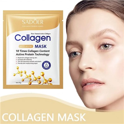 Маска тканевая Sadoer collagen