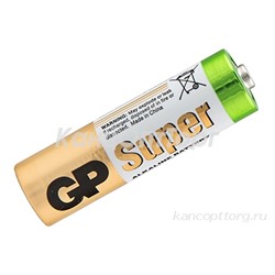 Батарейка GP Super AA (LR6) 15A алкалиновая, SB10