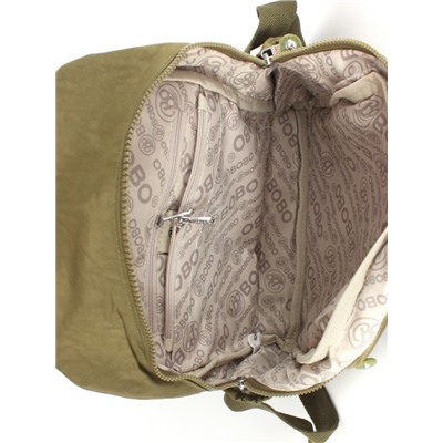 Рюкзак жен текстиль BoBo-5808,  1отд. 5внеш,  3внут/карм,  олива 255285